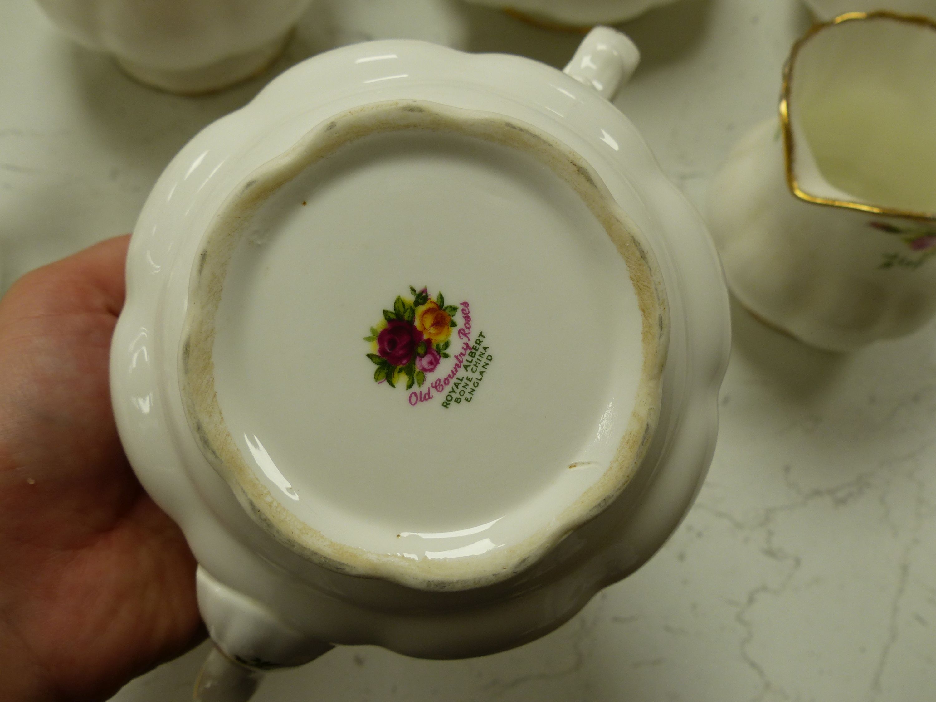 A Royal Albert Old Country Roses tea service